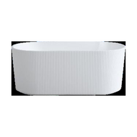 CETO Ally Groove 1500mm Oval Freestanding AGV1500GW