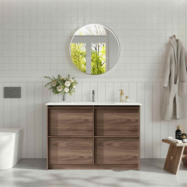 Bella Freestanding Cabinet - Notaio Walnut