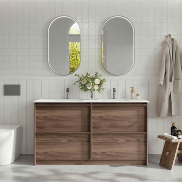 Bella Freestanding Cabinet - Notaio Walnut