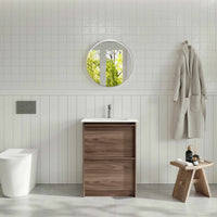 Bella Freestanding Cabinet - Notaio Walnut