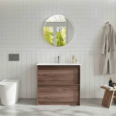 Bella Freestanding Cabinet - Notaio Walnut