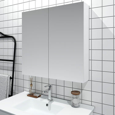 MDF Shaving Cabinet - Gloss White