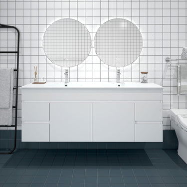 BIANCA PVC Wall-Hung Vanity - Gloss White