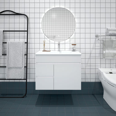 BIANCA PVC Wall-Hung Vanity - Gloss White