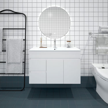BIANCA PVC Wall-Hung Vanity - Gloss White