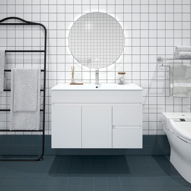 BIANCA PVC Wall-Hung Vanity - Gloss White
