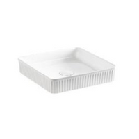 Cascade Square Fluted Square CA3838SQ-GW