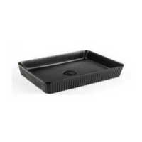 Cascade Flute Retangular Art Basin CA5038-MB