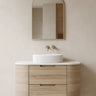 VITO CALVO Plywood Wall-Hung Curved Cabinet CAL900W