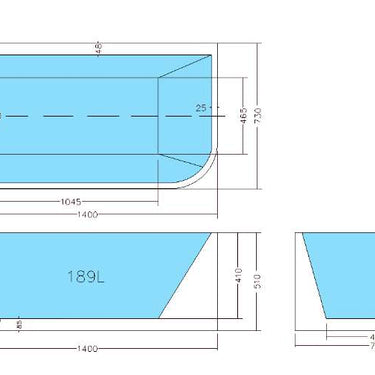 Theo Multifit Bathtub THBT1500MW