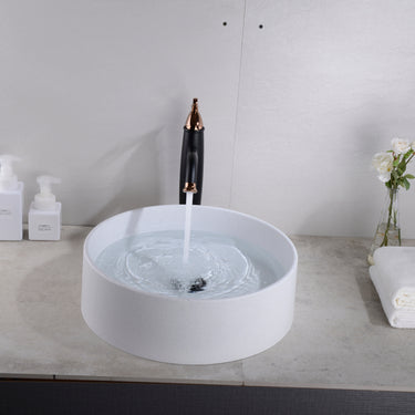 Quartz QZ4141 Above Counter Basin Pop-Up Waste Included(Round: 410*410*130mm)