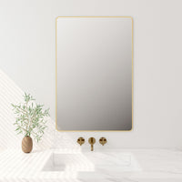 Aluminum Framed Rectangular Mirror
