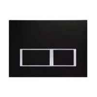 Square push plate Matte Black G3004112B