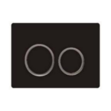 Round push plate Black G30045020B