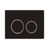 Round push plate Black G30045020B