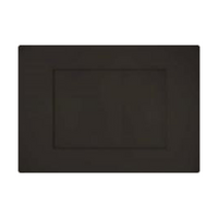 Square push plate Matte Black G30045050B