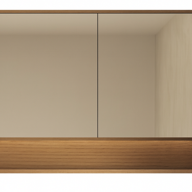 Gallio Shaving Cabinet GALSV600/750/900/1200/1500-CO/PO/Walnut