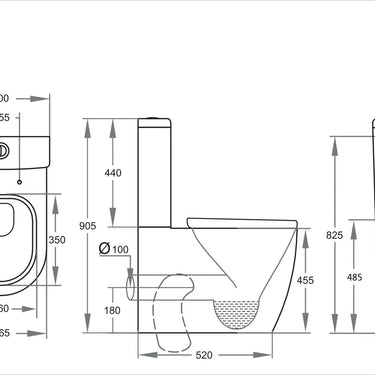 KDK027 Elvera Toilet Suite