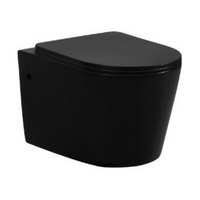 Avis Rimless Wall Hung Pan Seat Cover: SC1064MB KDK302R-MB