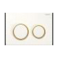 ABS White plate with gold trim 115.240.KK.1 Kappa21KK