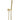 Light Brushed Brass Shower Rail with Handheld Shower