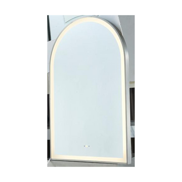 Aura Iron Framed LED Mirror horizontal and vertical LFMAR6090-BN