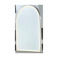 Aura Iron Framed LED Mirror horizontal and vertical LFMAR6090-BN