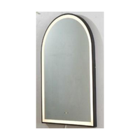 Aura Iron Framed LED Mirror horizontal and vertical LFMAR6090-MB