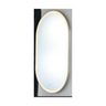 Olivia Iron Framed LED Mirror Electroplated Gun LFMOV4590-GM