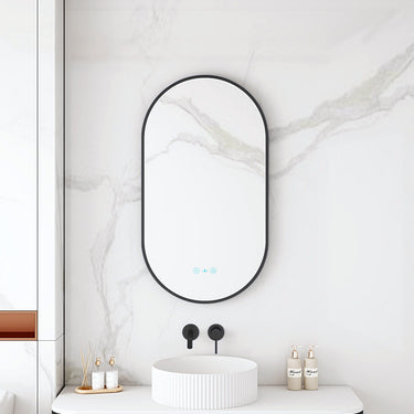 Maia 500×900mm LED Oval Mirror