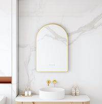 Maia 600×900mm LED Arch Mirror