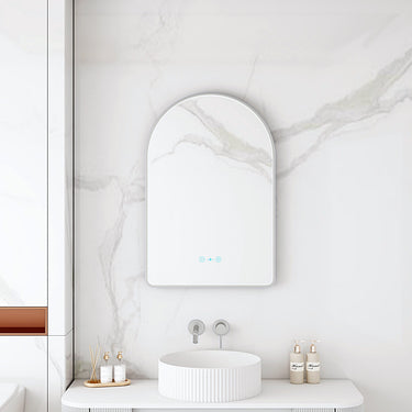 Maia 600×900mm LED Arch Mirror