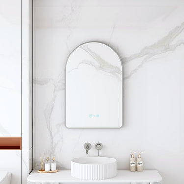 Maia 600×900mm LED Arch Mirror