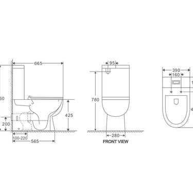 Moi Back-to-Wall Toilet Suite
