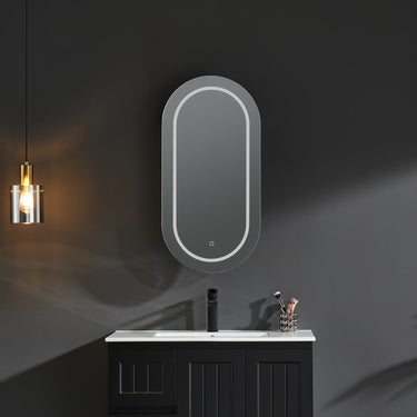 Lumero LED PVC Mirror Shaving Cabinet 450x900x155mm LOSV4590MW-LED/LOSV4590MB-LED