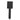 Black Single Function Handheld Shower