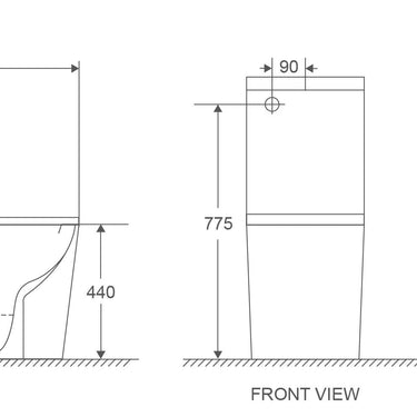 Pani Care-Accessible Back-to-Wall Toilet