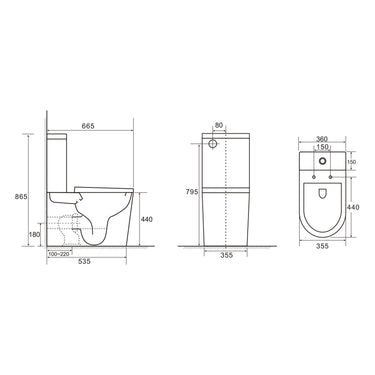 Vera Back-to-Wall Toilet Suite