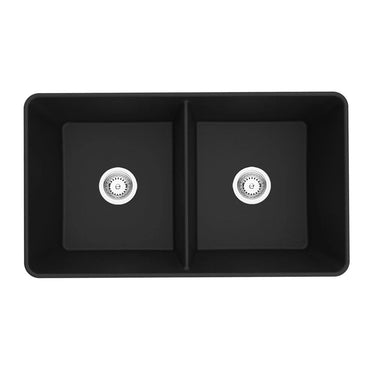 Quartz FARMHOUSE Kitchen Sink 838*482*262mm QZ8348D-MB/MW/MG