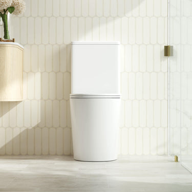 RIVO Back-to-Wall Rimless Tornado Toilet Suite - Short Projection