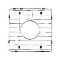 Rack for ceramic kitchen sink double bowl 330*310mm SRB40D