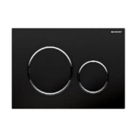 ABS Black/chrome/black push button Sigma20KM