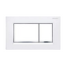 ABS Square push plate White/chrome/white Sigma30KJ
