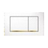 ABS White plate with Gold Trim 115.883.KK.1 Sigma30KK