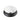 Trier 32 Counter-Top Round Basin - White with Gunmetal Finishing