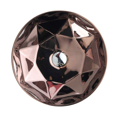 Trier 53 Counter-Top Round Basin - Art Rose Gold with Matt Black