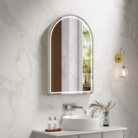 Venus 600×900mm LED Arch Mirror