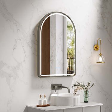 Venus 600×900mm LED Arch Mirror