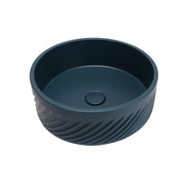 VIVO 38 Concrete Round Countertop Basin