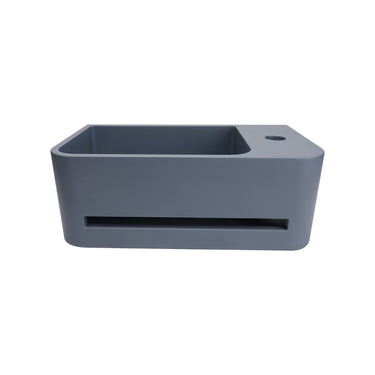 VIVO 43 Concrete Wall-Hung Basin-Blue Ashes